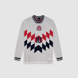 Football Jersey Knit Long Sleeve - Cream