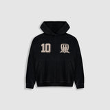 Oversized MONOIC F.C Hoodie - Jet Black