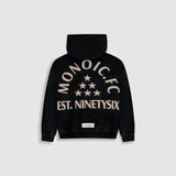 Oversized MONOIC F.C Hoodie - Jet Black