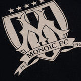 Oversized MONOIC F.C Hoodie - Jet Black