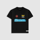 Oversized Racing T-Shirt - Jet Black