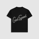 Oversized Racing T-Shirt - Jet Black