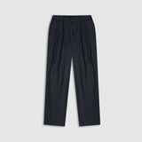 Striped Trousers -  Black