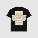 Oversized Rallye T-Shirt - Jet Black