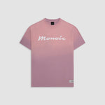 Camiseta Boxy Fit Riva rosado malva con estrella en la espalda y “Monoic” en el pecho en corrosión | MONOIC 