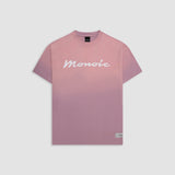 Camiseta Boxy Fit Riva rosado malva con estrella en la espalda y “Monoic” en el pecho en corrosión | MONOIC 