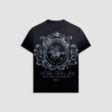 Oversized cavallo T-Shirt – Distressed Black
