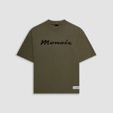 Riva Boxy Fit T-Shirt - Olive Green