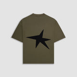 Riva Boxy Fit T-Shirt - Olive Green