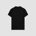 Black Muscle Fit t-shirt with embroidered monogram and slim fit | MONOIC 