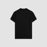 Black Muscle Fit t-shirt with embroidered monogram and slim fit | MONOIC 