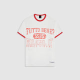 Tutto Bene Ringer Fit T-Shirt - Bone white