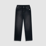 Flared Pants - Distressed Black