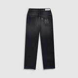 Flared Pants - Distressed Black