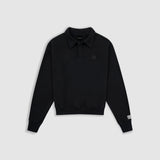 Polo Sweater - Jet Black