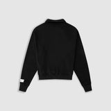 Polo Sweater - Jet Black