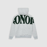 Supremo Double Zip Hoodie - Heather Grey