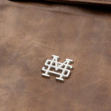 Monogram Leather Jacket - Honey Brown