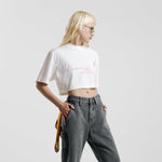 Camiseta Cropped Monoic Blanca | Camisetas Rodeo | Monoic Studios