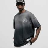 Oversized cavallo T-Shirt – Distressed Black