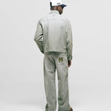 Drill Jacket - Distressed Olive green
