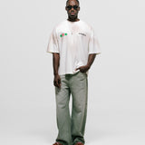 Boxy Fit Martini T-shirt - Egret White
