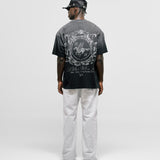 Oversized cavallo T-Shirt – Distressed Black
