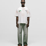 Boxy Fit Martini T-shirt - Egret White