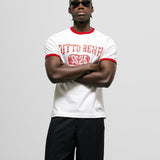 Tutto Bene Ringer Fit T-Shirt - Bone white