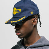 Martini Cap – Navy Blue with Yellow