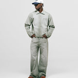 Flared Pants -  Distressed Olive green