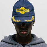 Martini Cap – Navy Blue with Yellow