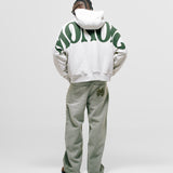 Supremo Double Zip Hoodie - Heather Grey