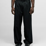 Striped Trousers -  Black