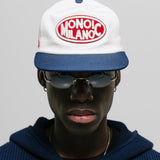 Milano Cap – Off White & Red