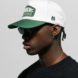 La Vita È Bella Cap – Off White & Olive Green