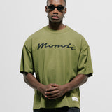 Riva Boxy Fit T-Shirt - Olive Green