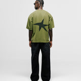 Riva Boxy Fit T-Shirt - Olive Green