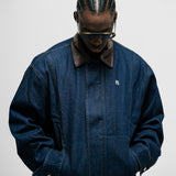 Aviator Denim Jacket - Raw Denim