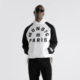 Raglan Hoodie Monoic Paris - Black & White