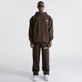 Hoodie Oversized Fit Cafe Chocolate oscuro | Hoodies Timeless | Monoic Studios