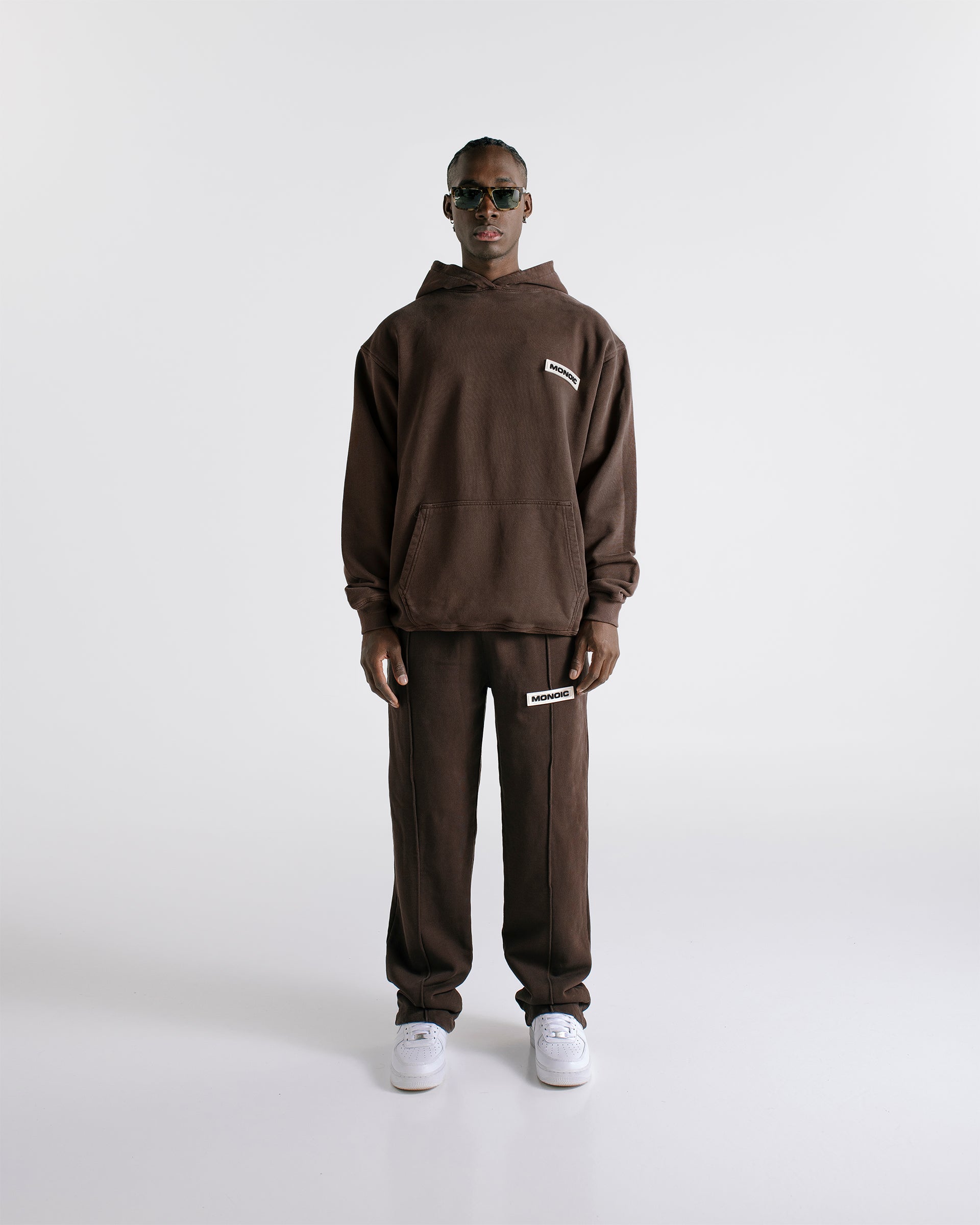 Hoodie Oversized Fit Cafe Chocolate oscuro | Hoodies Timeless | Monoic Studios