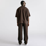 Basic Boxy Fit T-Shirt - Brown