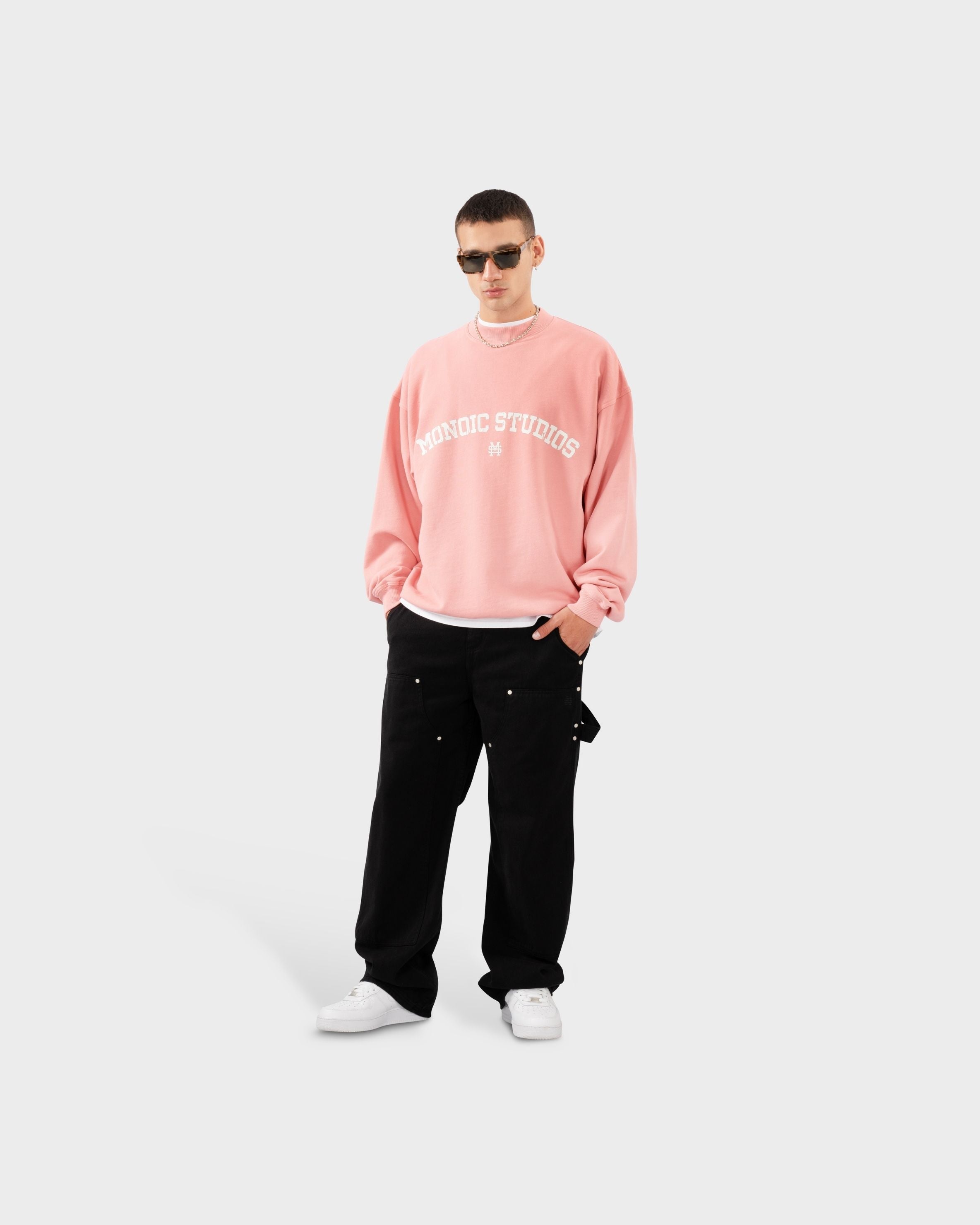Crewneck Monoic Studios Rosado | Crewnecks Monoic Airways | Monoic Studios