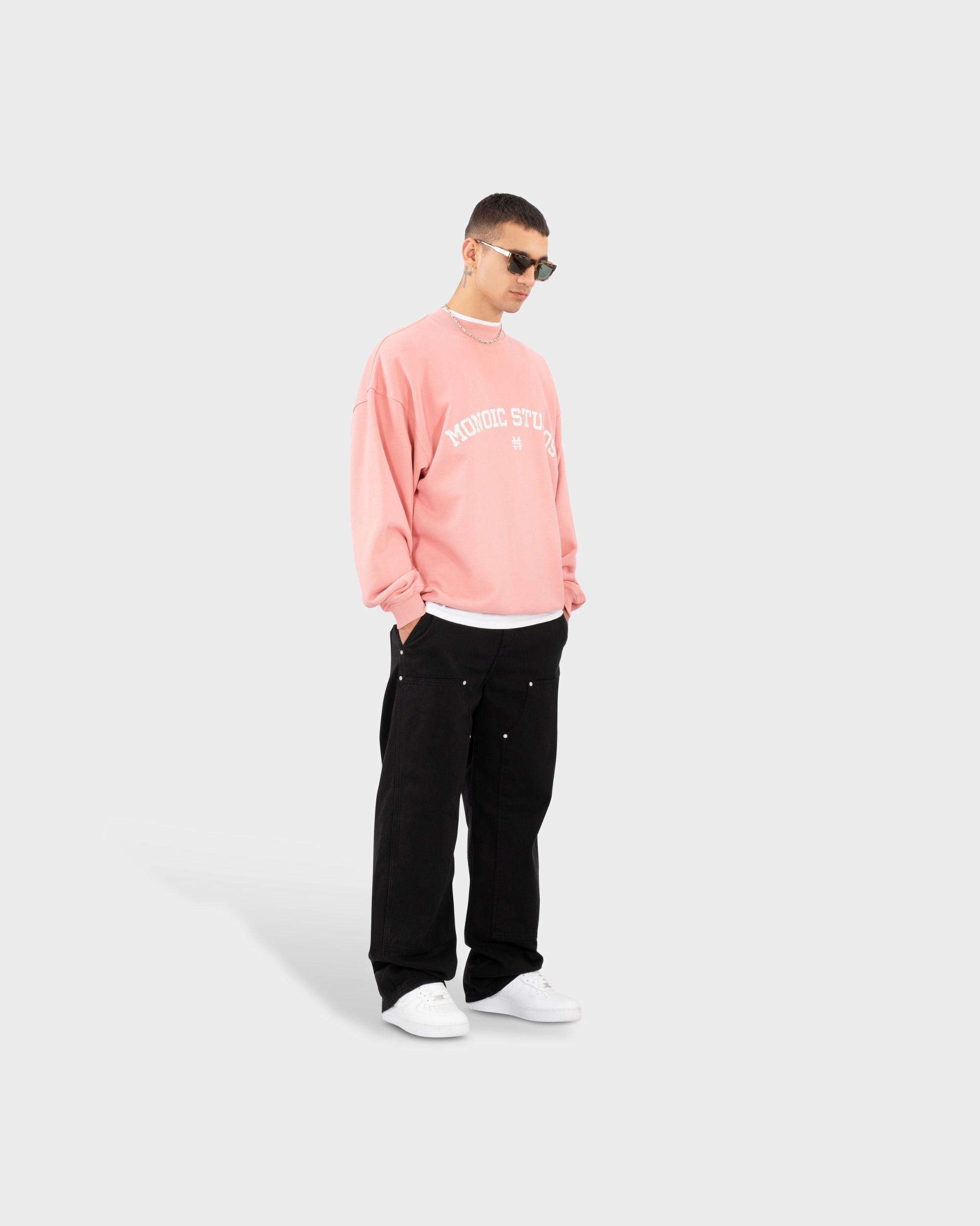 Crewneck Monoic Studios Rosado | Crewnecks Monoic Airways | Monoic Studios