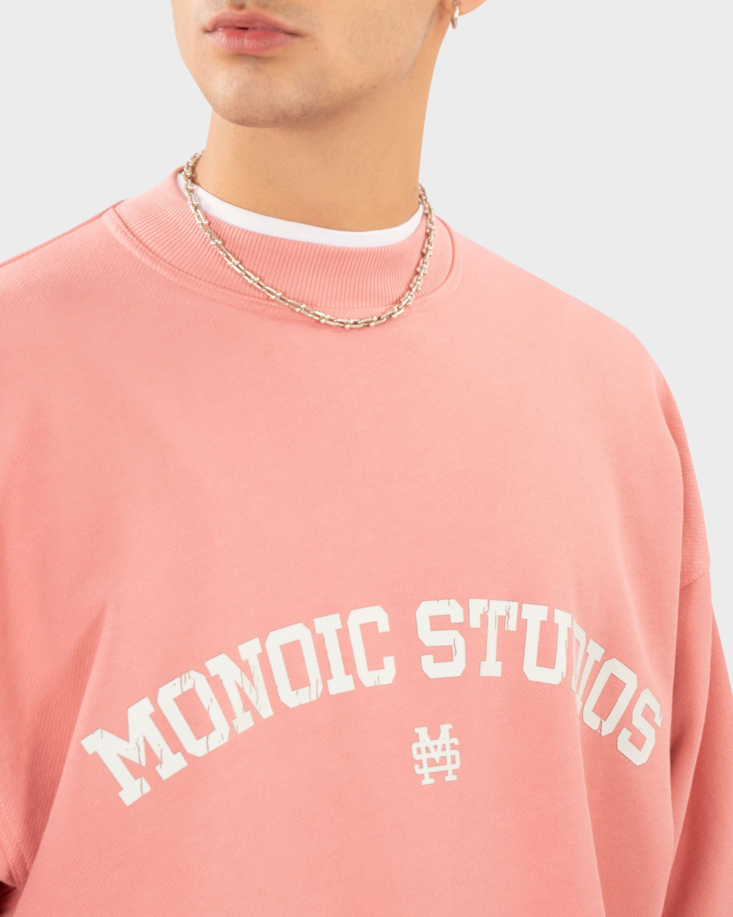 Crewneck Monoic Studios Rosado | Crewnecks Monoic Airways | Monoic Studios