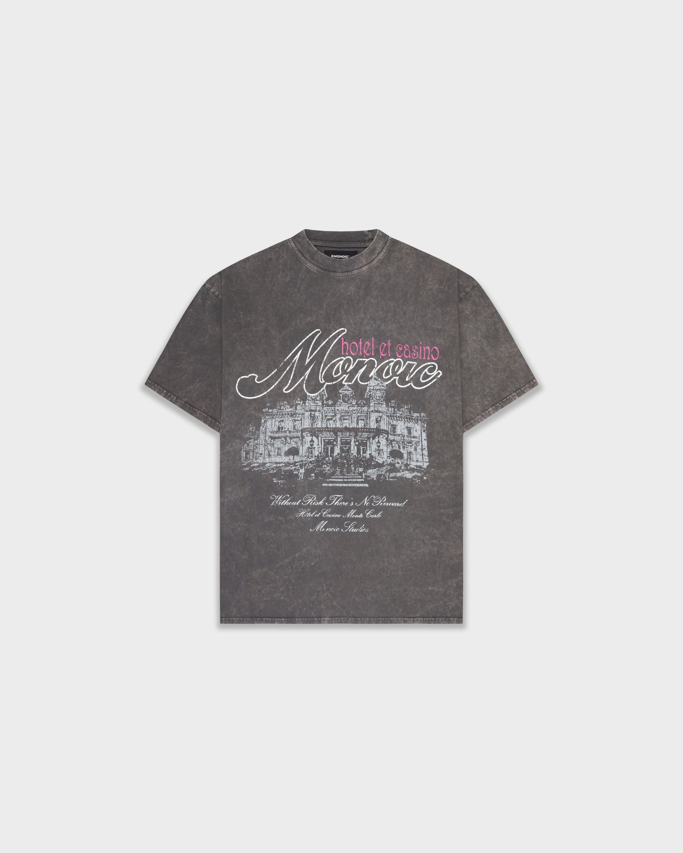 Camiseta Monte Carlo Gris | Camisetas Hotel y Casino | Monoic Studios