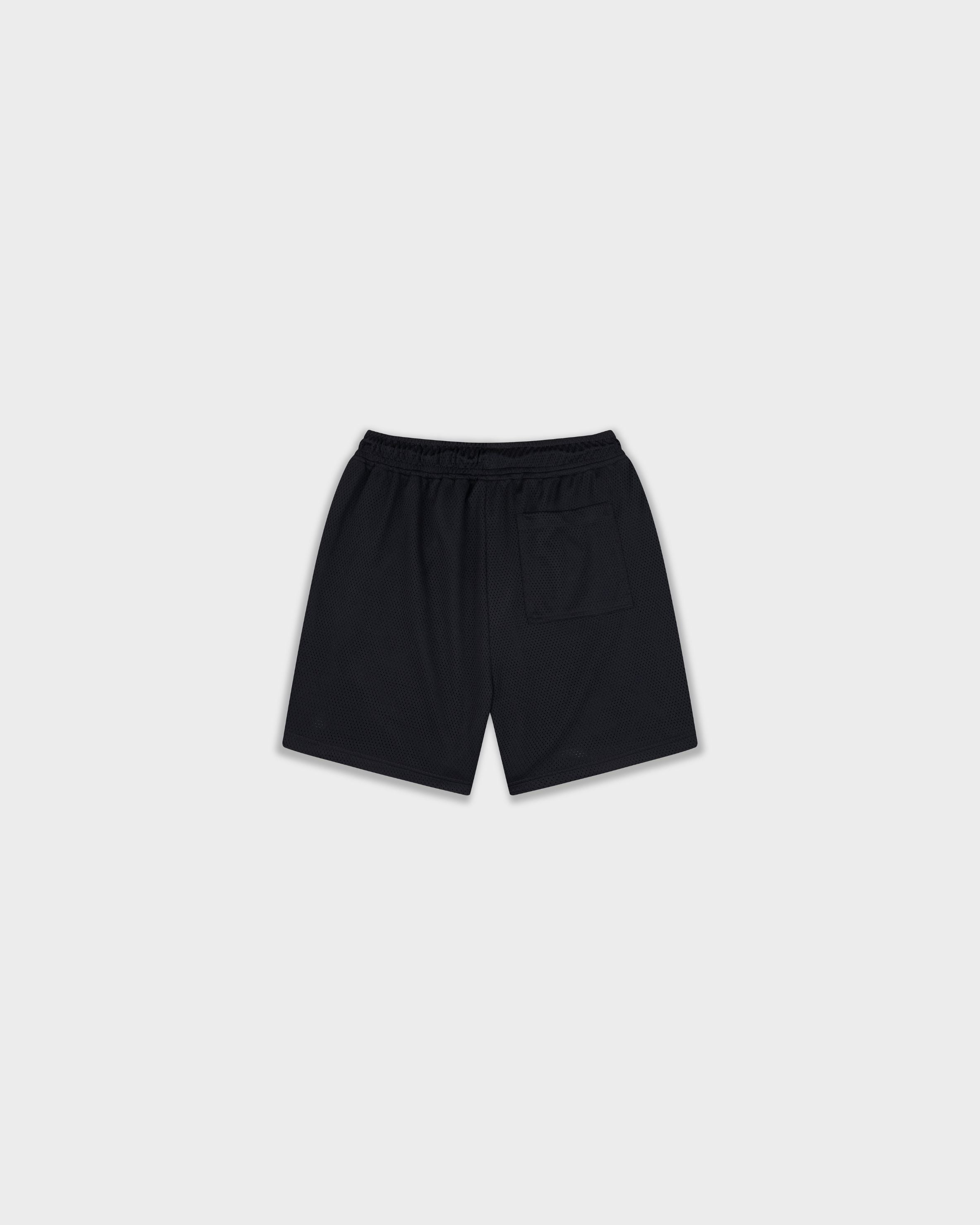 Mesh Shorts Monogram Negro | Shorts Monoic Airways | Monoic Studios