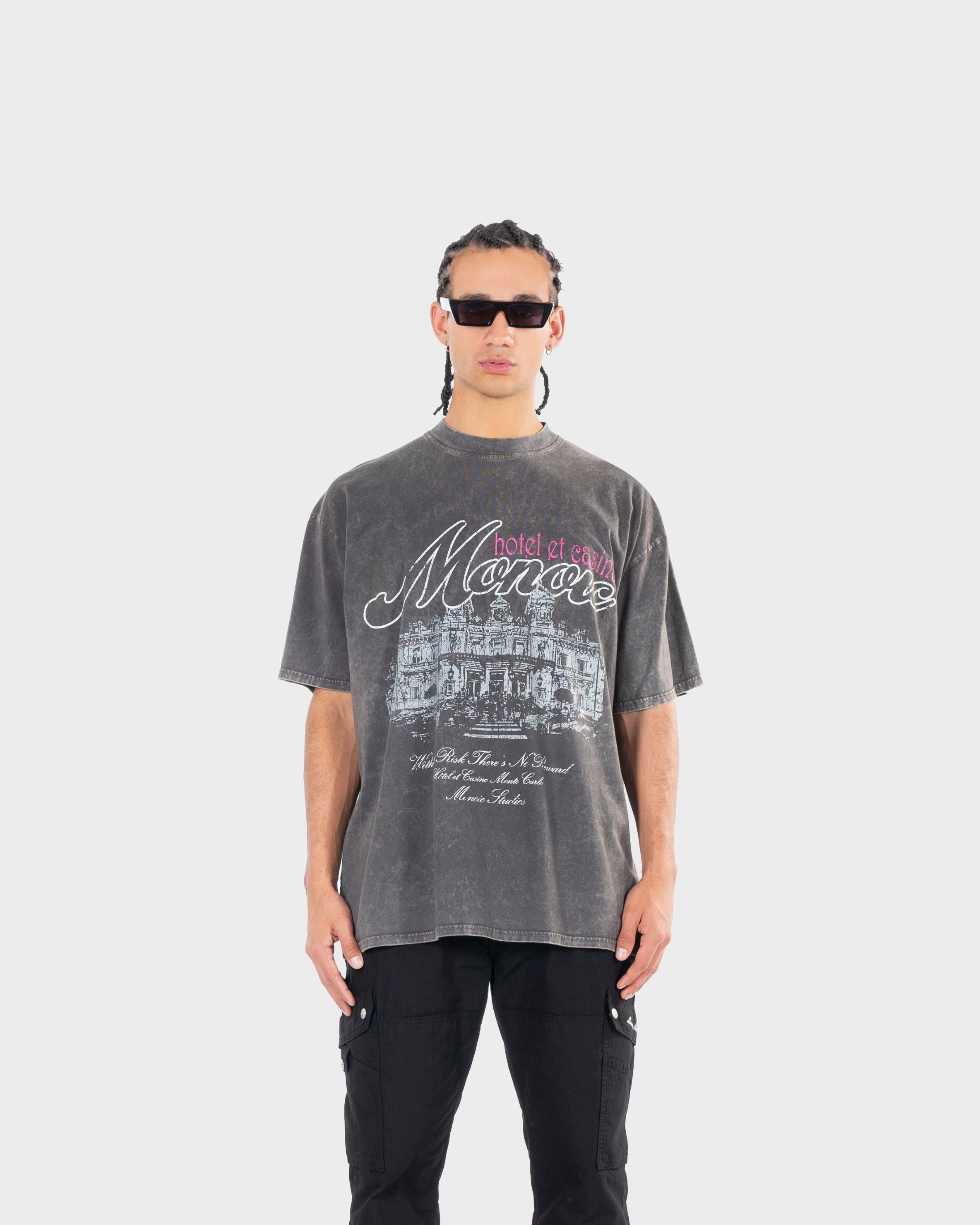 Camiseta Monte Carlo Gris | Camisetas Hotel y Casino | Monoic Studios