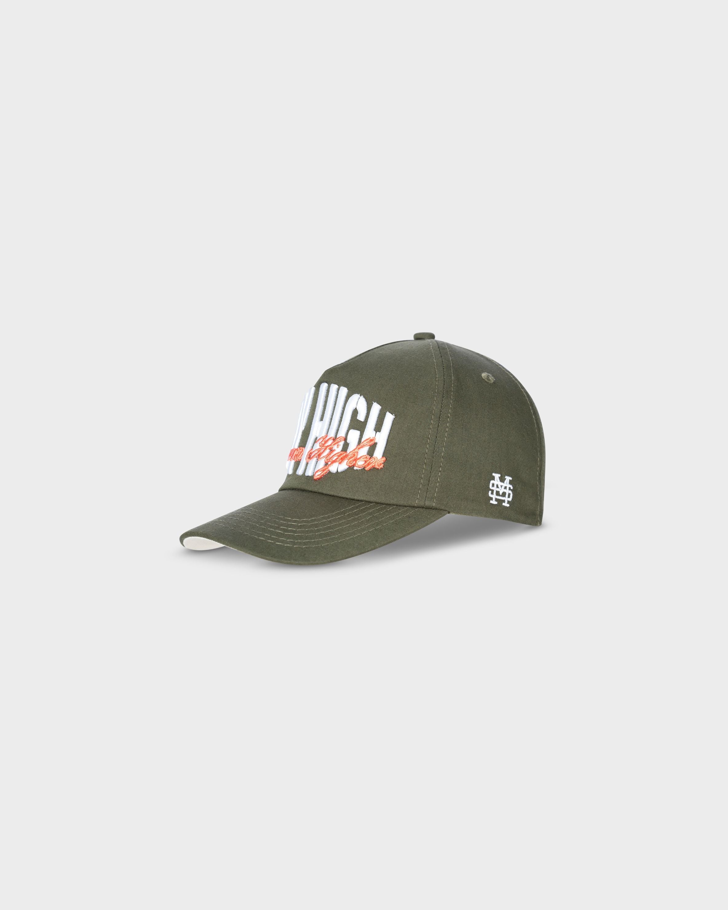 Gorra Fly High Verde Oliva | Gorras Monoic Airways| Monoic Studios